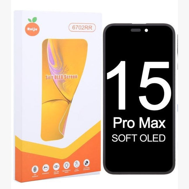iPhone 15 Pro Max LCD Screen Replacement - RJ, Soft OLED