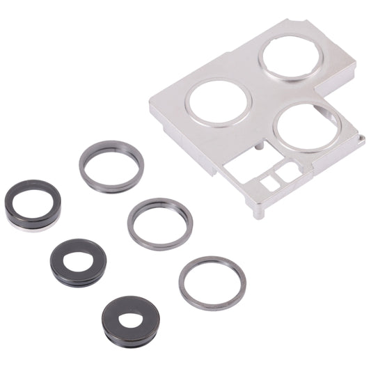 Camera Lens Cover With Retaining Bracket for iPhone 13 Pro Max(Graphite), For iPhone 13 Pro Max