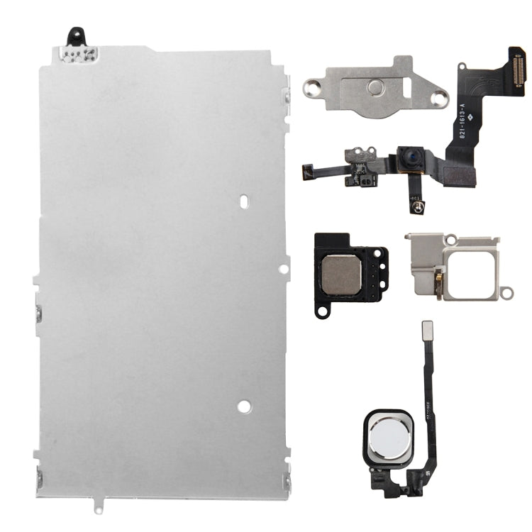6 in 1 for iPhone 5s LCD Repair Accessories Part Set, For iPhone 5s (Black), For iPhone 5s (White)