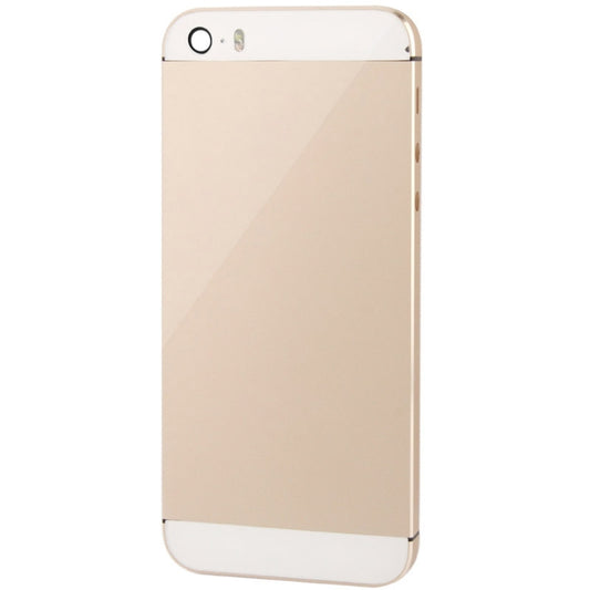 Full Housing Alloy Back Cover with Mute Button + Power Button + Volume Button + Nano SIM Card Tray for iPhone 5S, For iPhone 5S