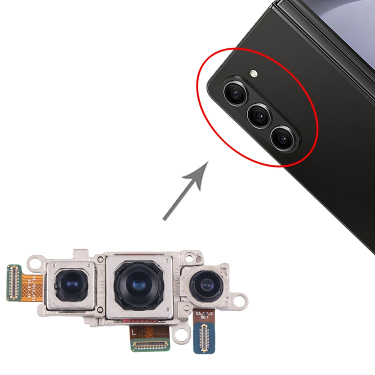 For Samsung Galaxy Z Fold5 SM-F946B Original Camera Set (Telephoto + Wide + Main Camera), For Samsung Galaxy Z Fold5
