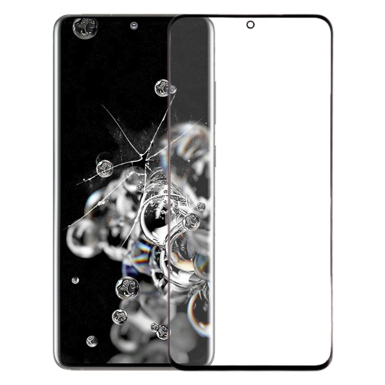 For Samsung Galaxy S20 Ultra Front Screen Outer Glass Lens with OCA Optically Clear Adhesive , For Samsung Galaxy S20 Ultra