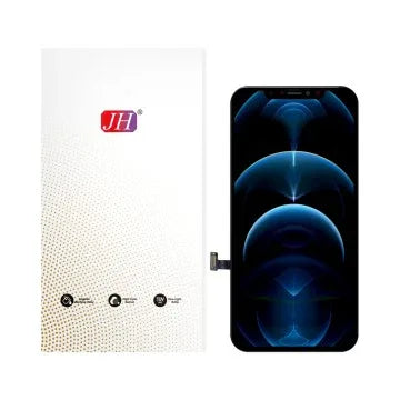 iPhone 12 Pro Max replacement display screen with connector and packaging