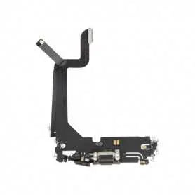 iPhone 14 Pro Max battery replacement part showing flex cable and connectors