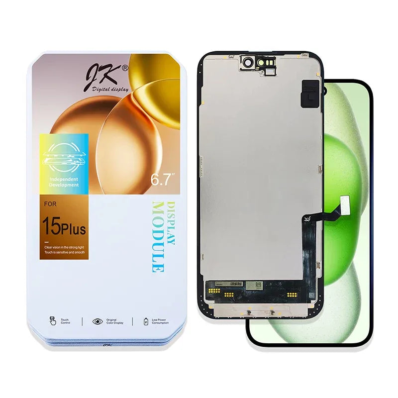 iPhone 15 Plus LCD Screen JK FHD Display Replacement - Wholesaleplus