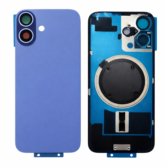 iPhone 16 Back Glass with Camera Lens Frame + MagSafe Magnet (SELCECT COLOURS) (Copy) (Copy)