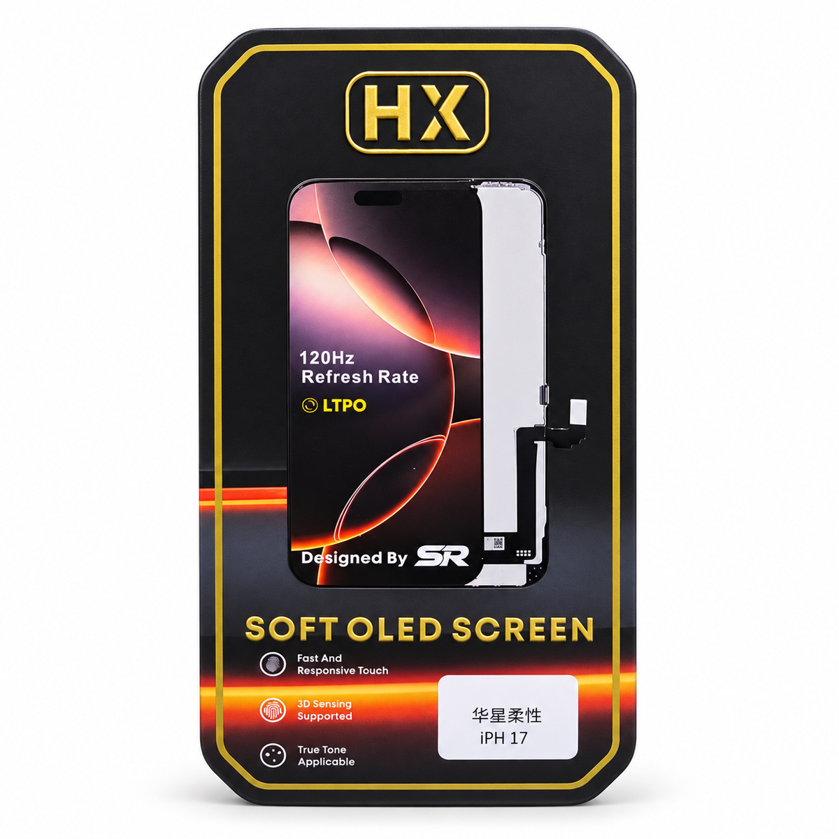 iPhone 17 HX Soft OLED Screen Original Size 120hz