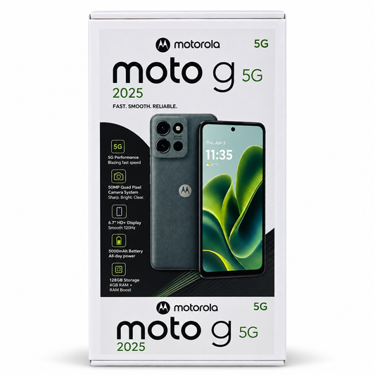 Motorola G 5G 2025 128GB New Refurbished, Unlocked