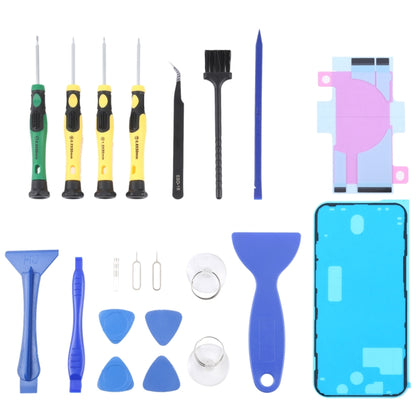 JIAFA JF-8182 21 in 1 Battery Adhesive + LCD Frame Waterproof Adhesive + Repair Tool Set, For iPhone 11, For iPhone 11 Pro, For iPhone 11 Pro Max, For iPhone 12, For iPhone 12 mini, For iPhone 12 Pro, For iPhone 12 Pro Max, For iPhone 13               ...