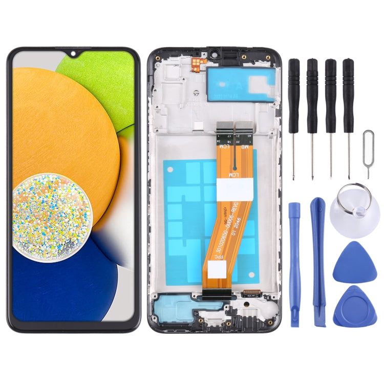 LCD Screen and Digitizer Full Assembly with Frame, For Samsung Galaxy A03s SM-A037U US Edition, For Samsung Galaxy A02s SM-A025F, For Samsung Galaxy A03 SM-A035F, For Samsung Galaxy A03s SM-A037F, For Samsung Galaxy A03s SM-A037G/A037M                 ...