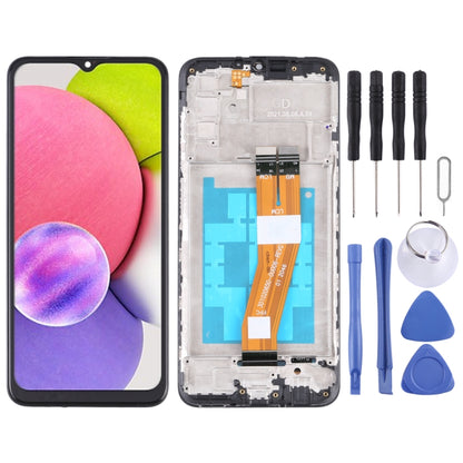 LCD Screen and Digitizer Full Assembly with Frame, For Samsung Galaxy A03s SM-A037U US Edition, For Samsung Galaxy A02s SM-A025F, For Samsung Galaxy A03 SM-A035F, For Samsung Galaxy A03s SM-A037F, For Samsung Galaxy A03s SM-A037G/A037M                 ...