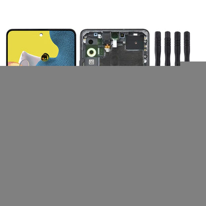 Original LCD Screen and Digitizer Full Assembly with Frame, For Samsung Galaxy A51 5G, For Samsung Galaxy Galaxy F22