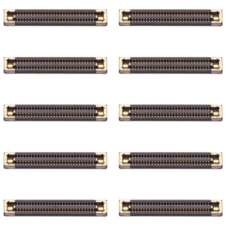 10pcs LCD Display FPC Connector On Motherboard, For Samsung Galaxy S21+ 5G SM-G996B, For Samsung Galaxy S21 Ultra 5G SM-G998