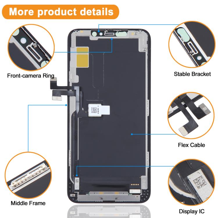 Soft OLED LCD Screen For iPhone X, For iPhone 11 Pro Max(Soft OLED), For iPhone 12 Pro Max(Soft OLED)