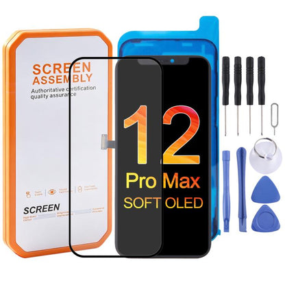 Soft OLED LCD Screen For iPhone X, For iPhone 11 Pro Max(Soft OLED), For iPhone 12 Pro Max(Soft OLED)