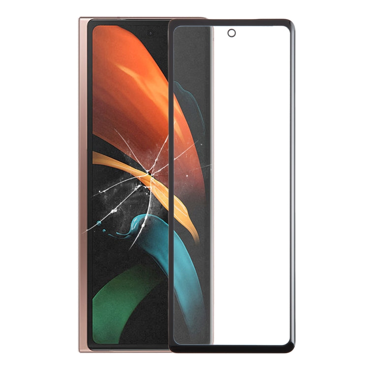 LCD Secondary Screen Outer Glass Lens with OCA Optically Clear Adhesive, For Galaxy Z Fold7 SM-F966B, For Samsung Galaxy Z Fold6 SM-F956B, For Samsung Galaxy Z Fold5 SM-F946B, For Samsung Galaxy Z Fold4 SM-F936B/W23                                     ...