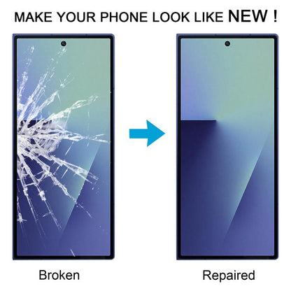 LCD Secondary Screen Outer Glass Lens with OCA Optically Clear Adhesive, For Galaxy Z Fold7 SM-F966B, For Samsung Galaxy Z Fold6 SM-F956B, For Samsung Galaxy Z Fold5 SM-F946B, For Samsung Galaxy Z Fold4 SM-F936B/W23                                     ...