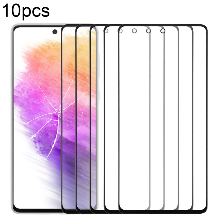 10pcs Front Screen Outer Glass Lens with OCA Optically Clear Adhesive, For Samsung Galaxy F15 SM-E156B, For Samsung Galaxy A15 5G SM-A156B, For Samsung Galaxy A55 SM-A556B, For Samsung Galaxy A35 SM-A356B, For Samsung Galaxy S24+ SM-S926B              ...