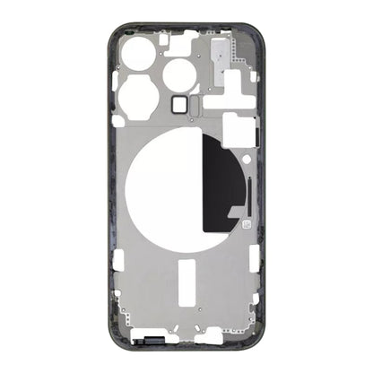For iPhone 15 Pro Middle Frame Bezel Plate with Side Keys + Card Tray, China Version, US Version, CE EU Version