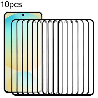10pcs Front Screen Outer Glass Lens with OCA Optically Clear Adhesive, For Galaxy S26+ SM-S947B, For Galaxy M07 SM-M075F, For Galaxy M17 SM-M176B, For Galaxy S26 SM-S942B, For Galaxy A57 SM-A576B, For Galaxy A37 SM-A376B, For Galaxy S25 FE SM-S731B    ...