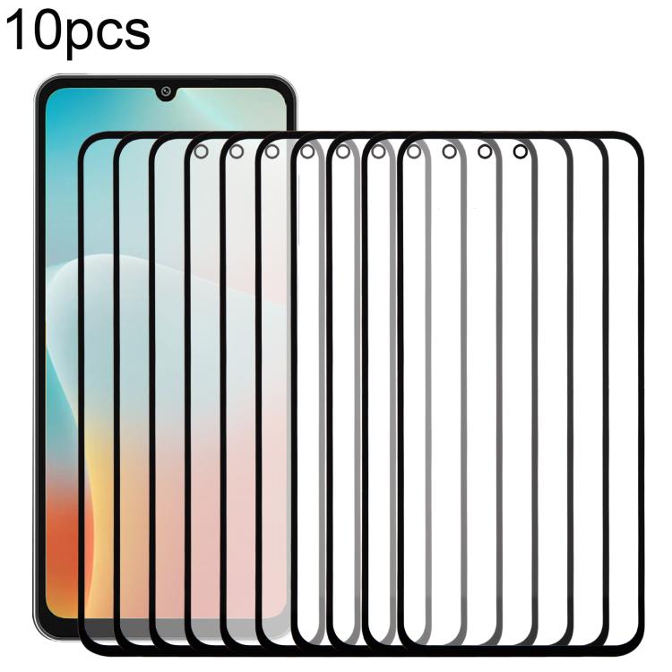 10pcs Front Screen Outer Glass Lens with OCA Optically Clear Adhesive, For Galaxy S26+ SM-S947B, For Galaxy M07 SM-M075F, For Galaxy M17 SM-M176B, For Galaxy S26 SM-S942B, For Galaxy A57 SM-A576B, For Galaxy A37 SM-A376B, For Galaxy S25 FE SM-S731B    ...