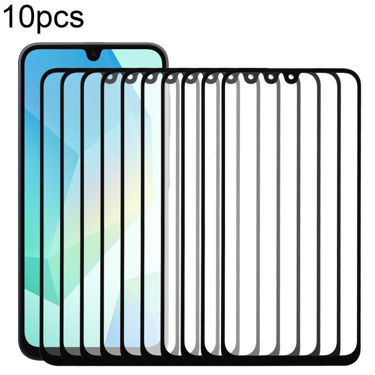 10pcs Front Screen Outer Glass Lens with OCA Optically Clear Adhesive, For Galaxy S26+ SM-S947B, For Galaxy M07 SM-M075F, For Galaxy M17 SM-M176B, For Galaxy S26 SM-S942B, For Galaxy A57 SM-A576B, For Galaxy A37 SM-A376B, For Galaxy S25 FE SM-S731B    ...
