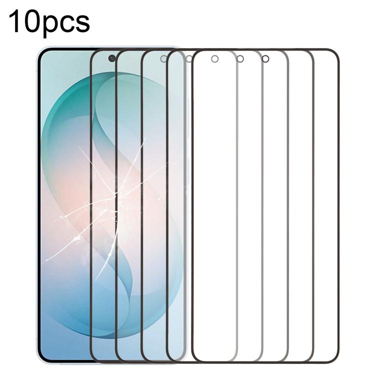 10pcs Front Screen Outer Glass Lens with OCA Optically Clear Adhesive, For Galaxy S26+ SM-S947B, For Galaxy M07 SM-M075F, For Galaxy M17 SM-M176B, For Galaxy S26 SM-S942B, For Galaxy A57 SM-A576B, For Galaxy A37 SM-A376B, For Galaxy S25 FE SM-S731B    ...