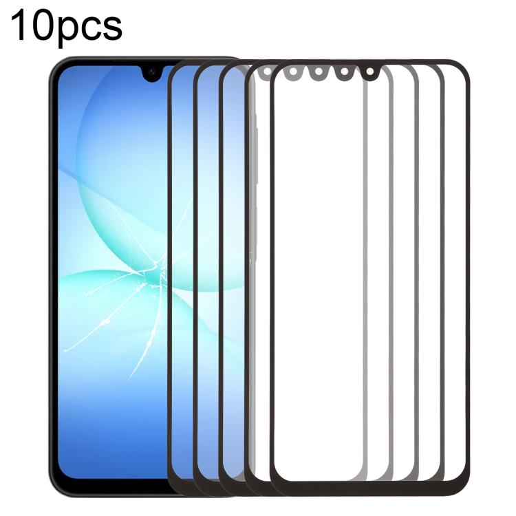 10pcs Front Screen Outer Glass Lens with OCA Optically Clear Adhesive, For Galaxy S26+ SM-S947B, For Galaxy M07 SM-M075F, For Galaxy M17 SM-M176B, For Galaxy S26 SM-S942B, For Galaxy A57 SM-A576B, For Galaxy A37 SM-A376B, For Galaxy S25 FE SM-S731B    ...