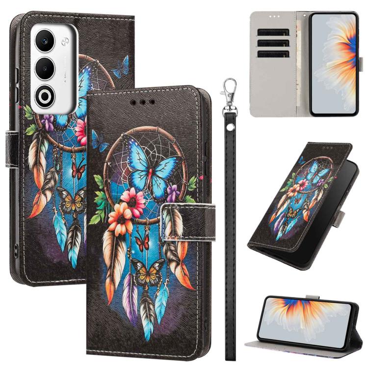 Painted Pattern Vegan Leather Phone Case with Strap, For OPPO Reno15 F Global, For OPPO Reno15 Pro Max 5G Global, For OPPO A6x 4G, For OPPO Reno15 Pro 5G Global, For OPPO Reno15 5G Global, For OPPO F31 5G/A6 Pro 4G/5G Global                            ...
