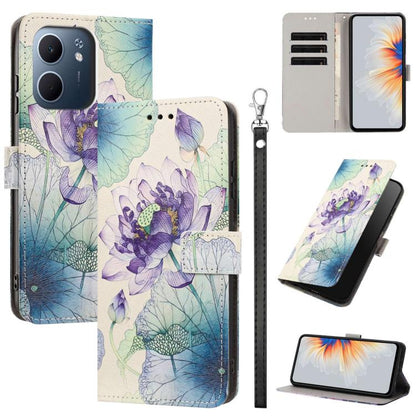 Painted Pattern Vegan Leather Phone Case with Strap, For OPPO Reno15 F Global, For OPPO Reno15 Pro Max 5G Global, For OPPO A6x 4G, For OPPO Reno15 Pro 5G Global, For OPPO Reno15 5G Global, For OPPO F31 5G/A6 Pro 4G/5G Global                            ...