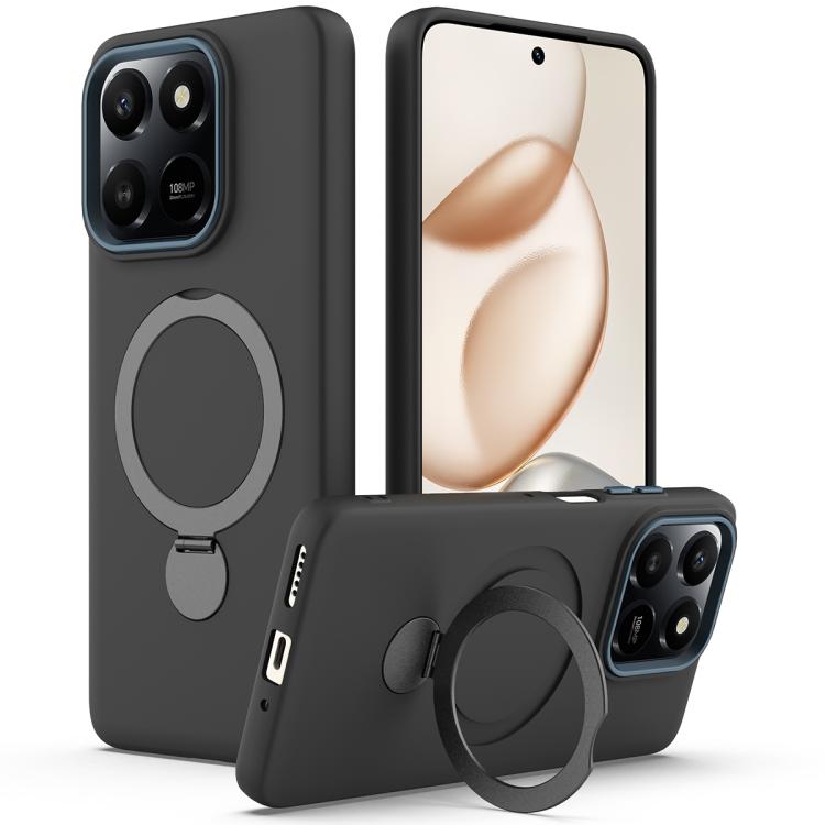 Gen1.5 Pivot Ring Holder TPU Hybrid PC Phone Case, For Honor X8d 4G, For Honor X9d / X70 5G / Magic8 Lite, For Honor 400 Smart / X7d