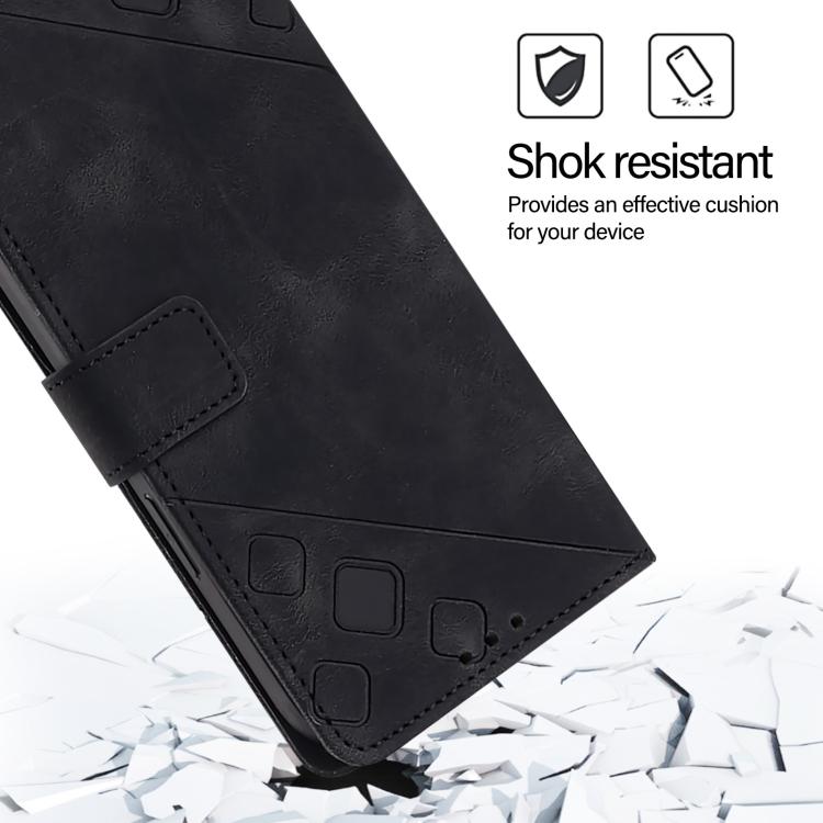 Skin Feel Embossed Leather Phone Case, For Fujitsu Arrows We3