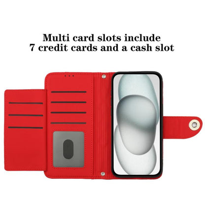 Rhombic Texture Flip Leather Phone Case with Lanyard, For Fujitsu Arrows We3