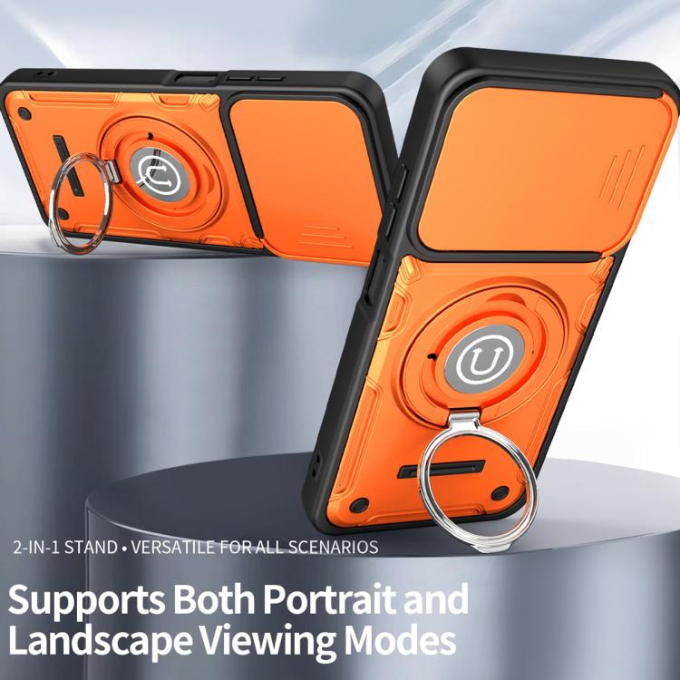 Sliding Camshield Holder Magnetic Phone Case, For itel A100C 4G, For itel A100 4G, For itel City 100