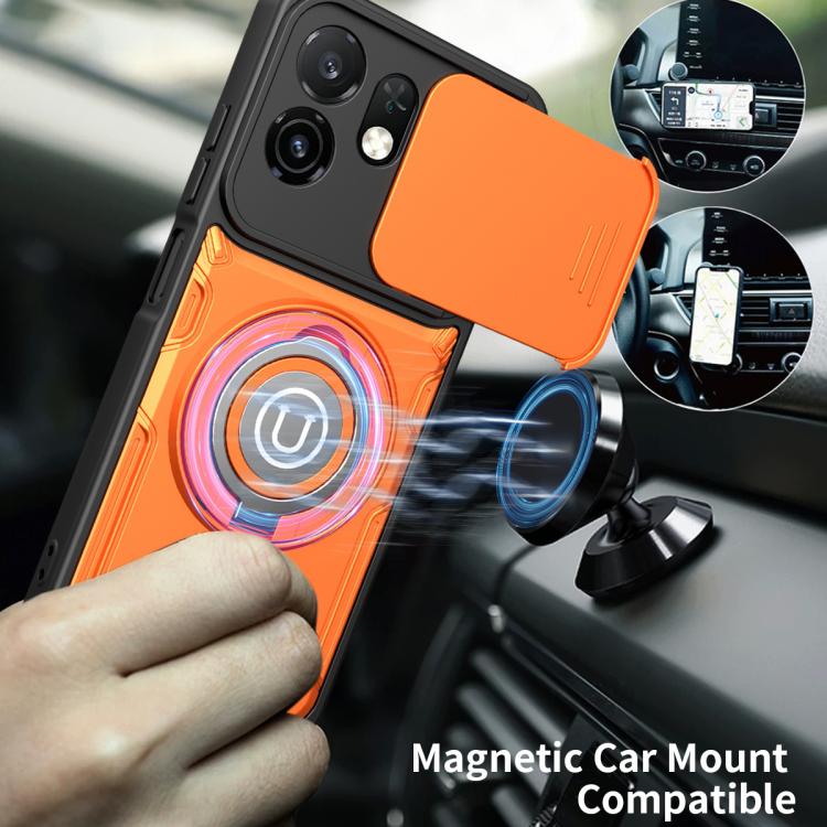 Sliding Camshield Holder Magnetic Phone Case, For itel A100C 4G, For itel A100 4G, For itel City 100