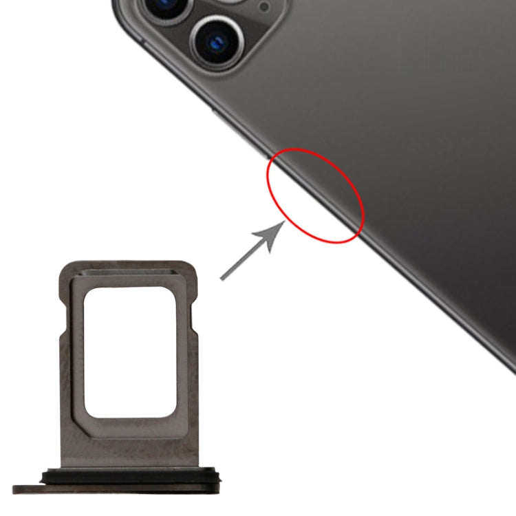 SIM Card Tray for iPhone 11 Pro / 11 Pro Max(Space Gray), For iPhone 11 Pro, For iPhone 11 Pro (Single)