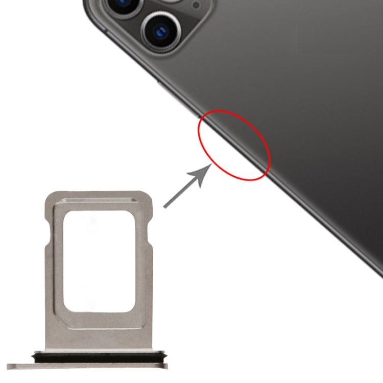 SIM Card Tray + SIM Card Tray for iPhone 11 Pro Max / 11 Pro(Space Gray), For iPhone 11 Pro Max, For iPhone 11 Pro Max (Dual)