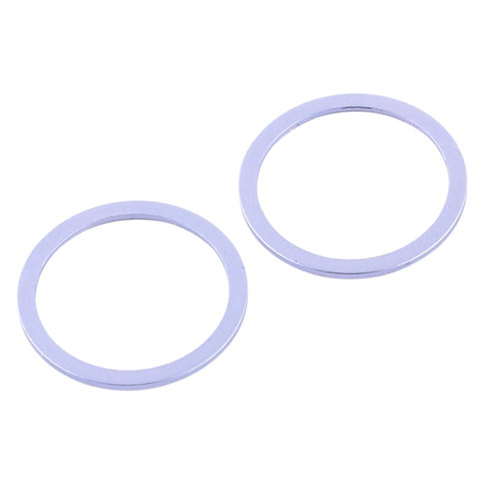 2 PCS Rear Camera Glass Lens Metal Protector Hoop Ring for iPhone 12, For iPhone 12