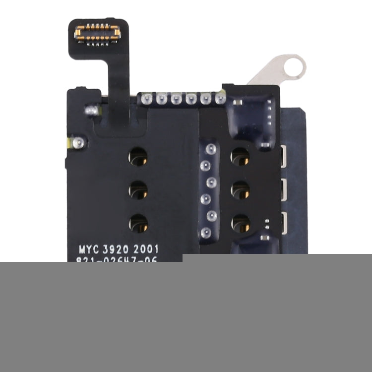 Single SIM Card Holder Socket with Flex Cable for iPhone 12 / 12 Pro, For iPhone 12 / 12 Pro(Single)