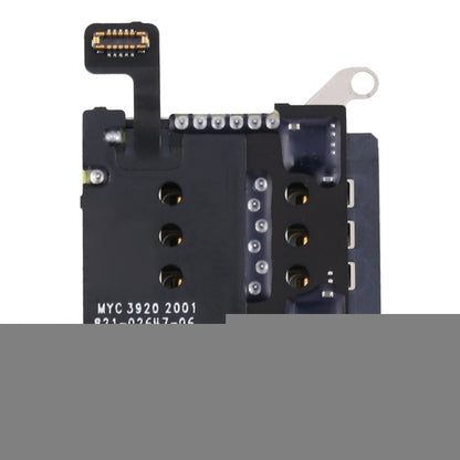 Single SIM Card Holder Socket with Flex Cable for iPhone 12 / 12 Pro, For iPhone 12 / 12 Pro(Single)