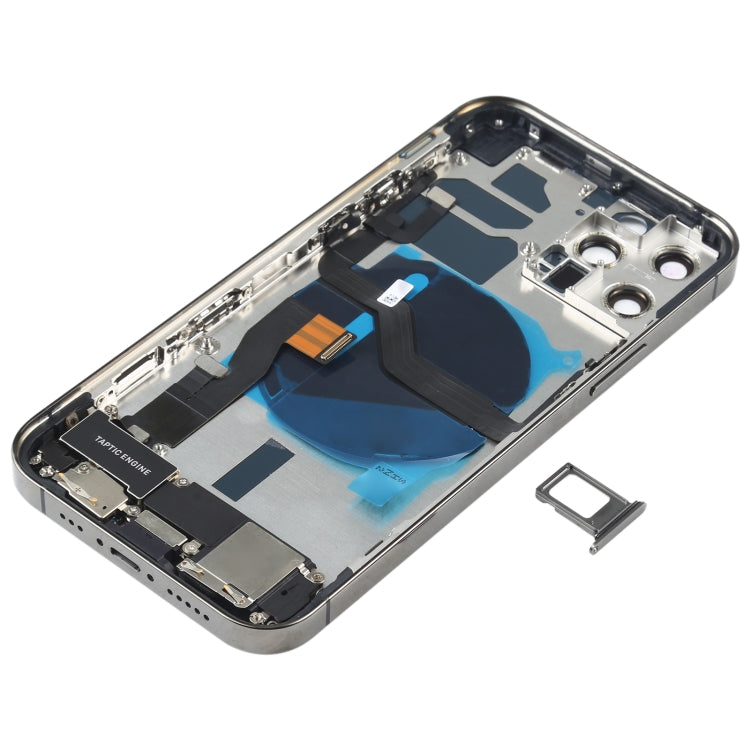 Battery Back Cover Assembly (with Side Keys & Speaker Ringer Buzzer & Motor & Camera Lens & Card Tray & Power Button + Volume Button + Charging Port & Wireless Charging Module) for iPhone 12 Pro, For iPhone 12 Pro(Black), For iPhone 12 Pro(Gold)       ...
