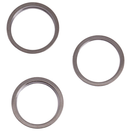 3 PCS Rear Camera Glass Lens Metal Outside Protector Hoop Ring for iPhone 13 Pro Max, For iPhone 13 Pro Max
