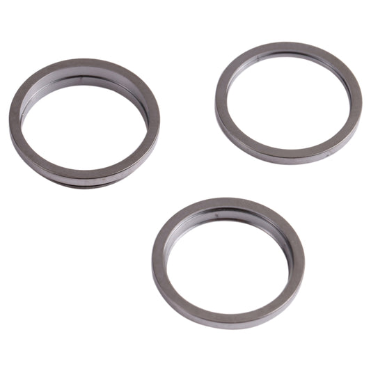 3 PCS Rear Camera Glass Lens Metal Outside Protector Hoop Ring for iPhone 13 Pro, For iPhone 13 Pro