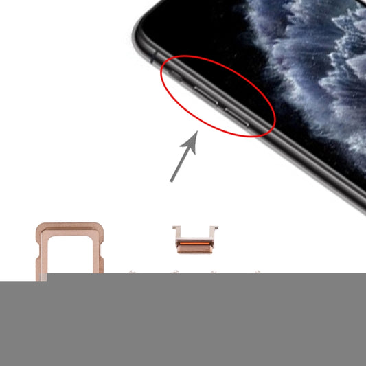 SIM Card Tray + Side Key for iPhone 11 Pro / 11 Pro Max, For iPhone 11 Pro(Single card)