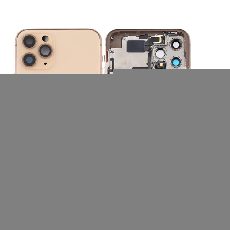Battery Back Cover Assembly (with Side Keys & Power Button + Volume Button Flex Cable & Wireless Charging Module & Motor & Charging Port & Speaker Ringer Buzzer & Card Tray & Camera Lens Cover) for iPhone 11 Pro Max, For iPhone 11 Pro Max              ...