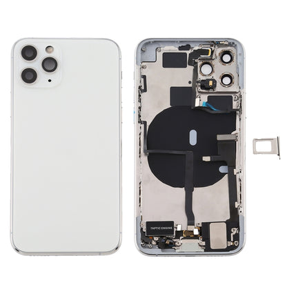 Battery Back Cover Assembly (with Side Keys & Power Button + Volume Button Flex Cable & Wireless Charging Module & Motor & Charging Port & Speaker Ringer Buzzer & Card Tray & Camera Lens Cover) for iPhone 11 Pro Max, For iPhone 11 Pro Max              ...