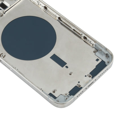 Back Housing Cover with SIM Card Tray & Side keys & Camera Lens for iPhone 12 Pro Max, For iPhone 12 Pro Max(with Card Tray & Side Keys), For iPhone 12 Pro Max(with SIM Card Tray & Side Keys)