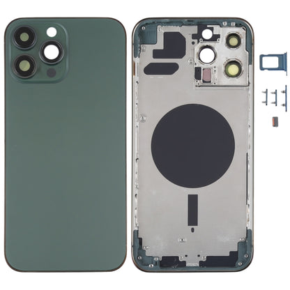 Back Housing Cover with SIM Card Tray & Side  Keys & Camera Lens for iPhone 13 Pro Max, For iPhone 13 Pro Max(with SIM Card Tray), For iPhone 13 Pro Max (with SIM Card Tray), For iPhone 13 Pro Max