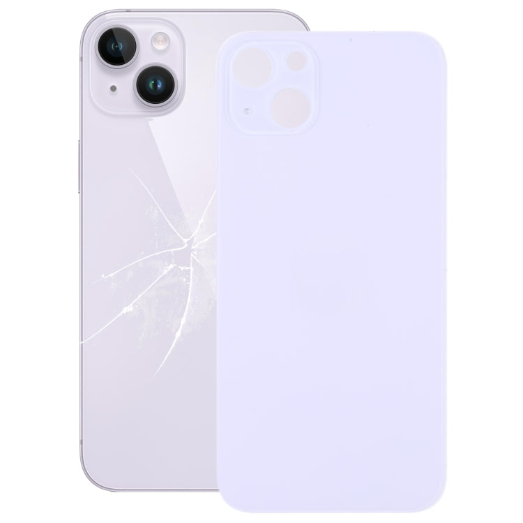 Easy Replacement Big Camera Hole Glass Back Battery Cover for iPhone 14, For iPhone 14(Easy Replacement), For iPhone 14(Not Disassemble)