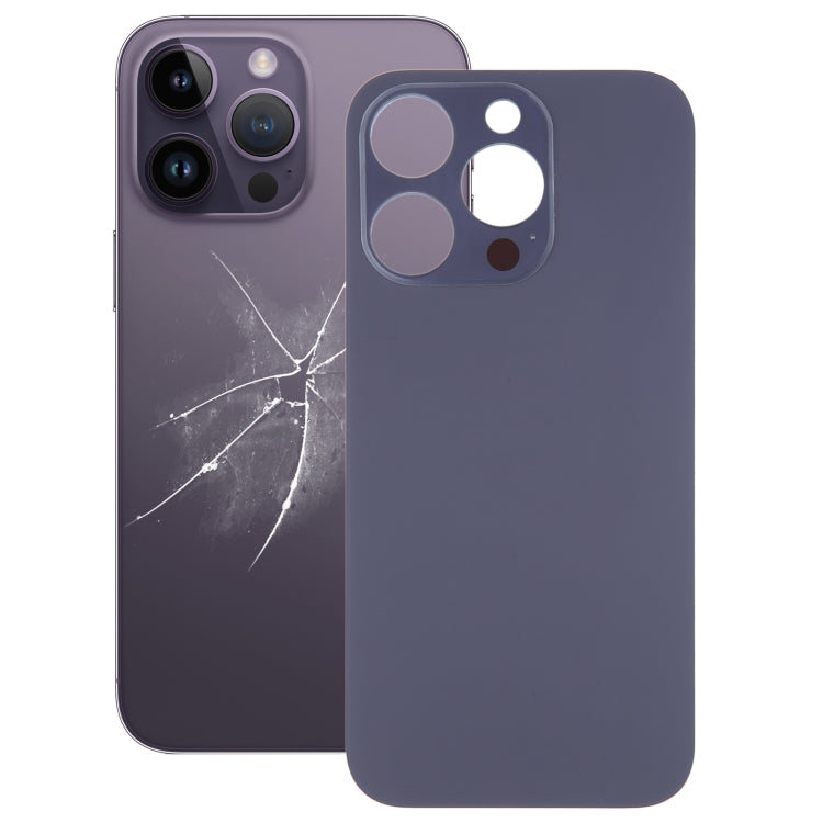 Easy Replacement Big Camera Hole Glass Back Battery Cover for iPhone 14 Pro, For iPhone 14 Pro(Not Disassemble)